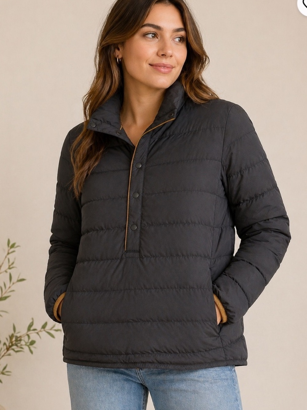 Jenni Kayne down puffer pullover jacket ladies size Large